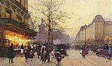 Famous Place Paintings - Place De La Republique, Paris